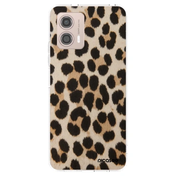 Picasee husă transparentă din silicon pentru Motorola Moto G53 5G - Brown Tiger