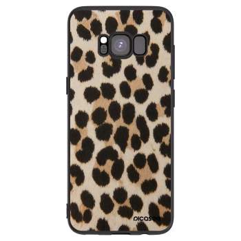 Picasee husă neagră din silicon pentru Samsung Galaxy S8 G950F - Brown Tiger