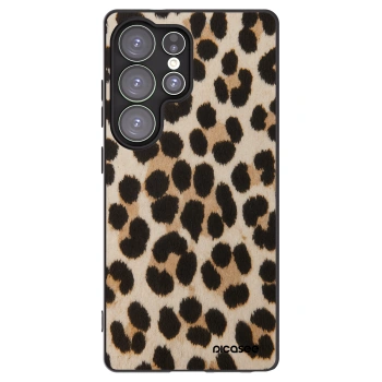 Picasee husă neagră din silicon pentru Samsung Galaxy S25 Ultra 5G - Brown Tiger