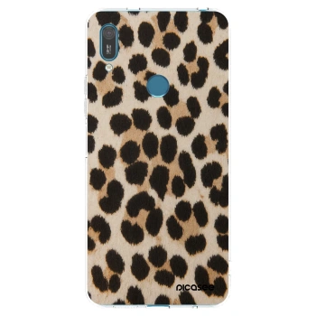 Picasee husă transparentă din silicon pentru Huawei Y7 2019 - Brown Tiger