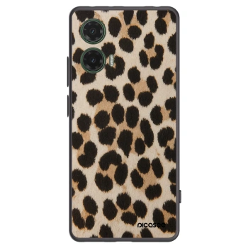 Picasee husă neagră din silicon pentru Motorola Moto G35 5G - Brown Tiger