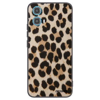 Picasee husă neagră din silicon pentru Motorola Moto G34 5G - Brown Tiger