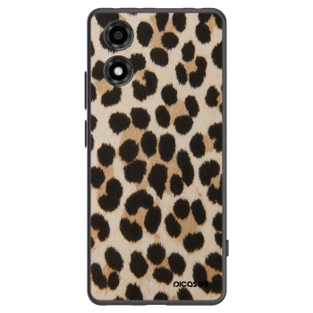 Picasee husă neagră din silicon pentru Motorola Moto E14 - Brown Tiger