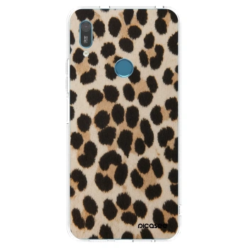 Picasee husă transparentă din silicon pentru Huawei Y6 2019 - Brown Tiger