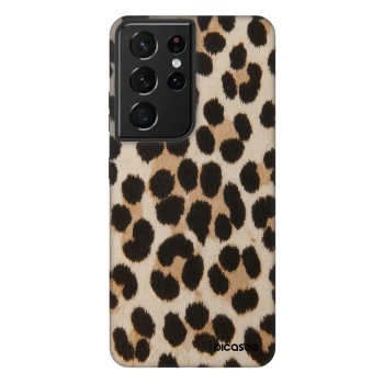 Picasee Fashion Case pentru Samsung Galaxy S21 Ultra 5G G998B - Brown Tiger
