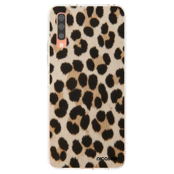 Picasee husă transparentă din silicon pentru Samsung Galaxy A70 A705F - Brown Tiger