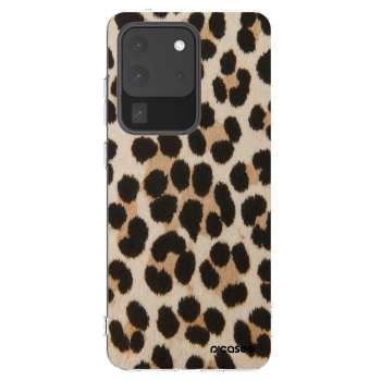 Picasee husă transparentă din silicon pentru Samsung Galaxy S20 Ultra 5G G988F - Brown Tiger