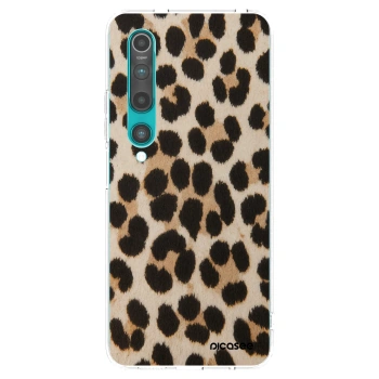 Picasee husă transparentă din silicon pentru Xiaomi Mi 10 - Brown Tiger