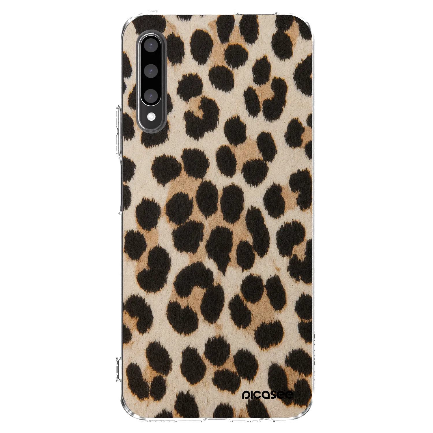 Picasee husă transparentă din silicon pentru Honor 9X Pro - Brown Tiger