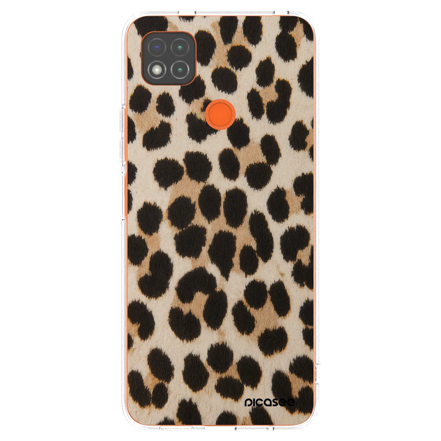 Picasee husă transparentă din silicon pentru Xiaomi Redmi 9C - Brown Tiger