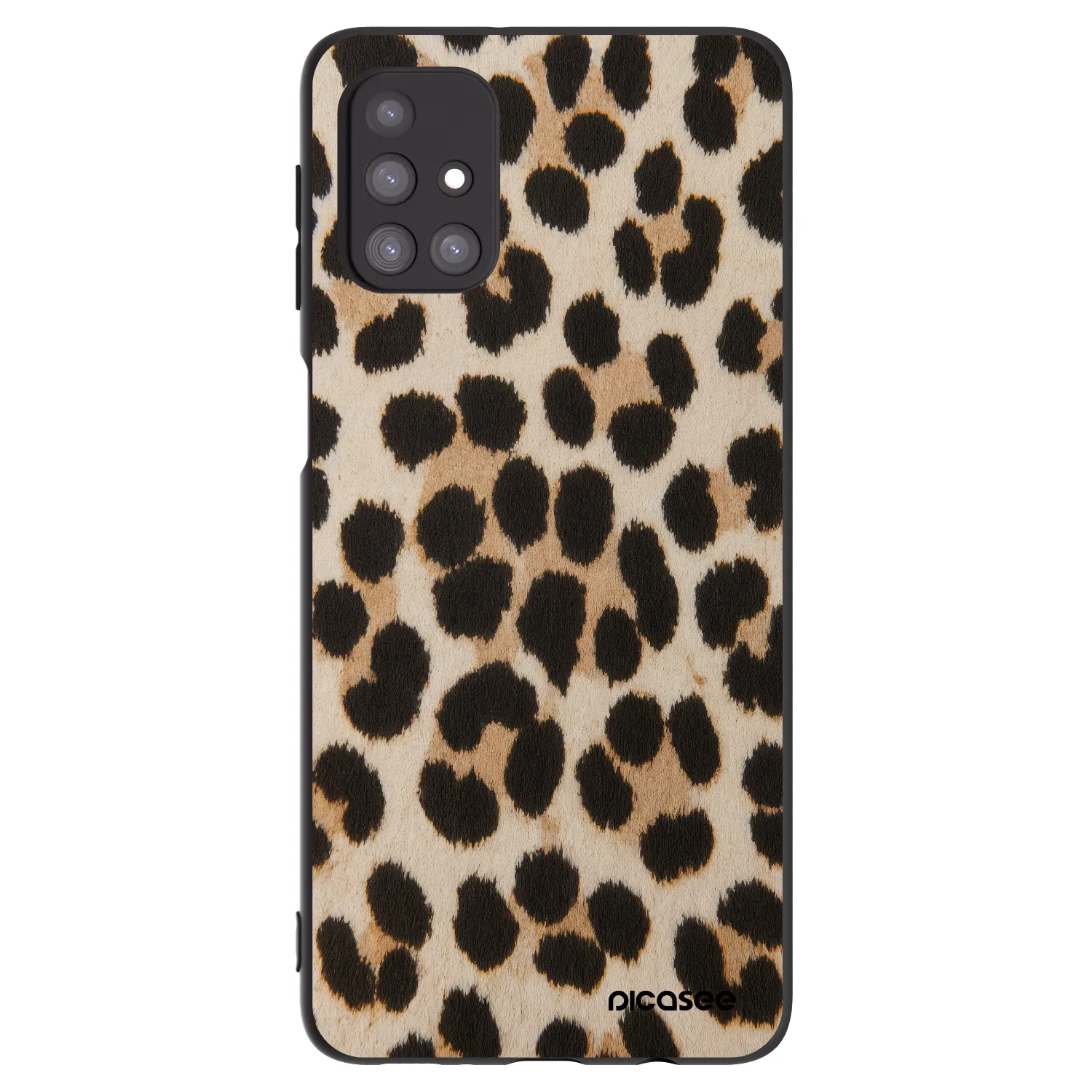 Picasee husă neagră din silicon pentru Samsung Galaxy M31s - Brown Tiger