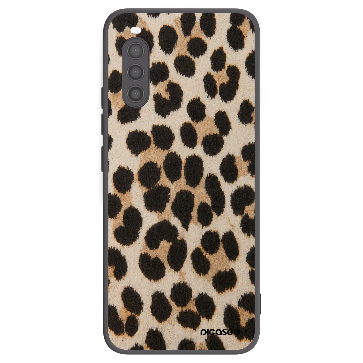 Picasee husă neagră din silicon pentru Sony Xperia 10 II - Brown Tiger