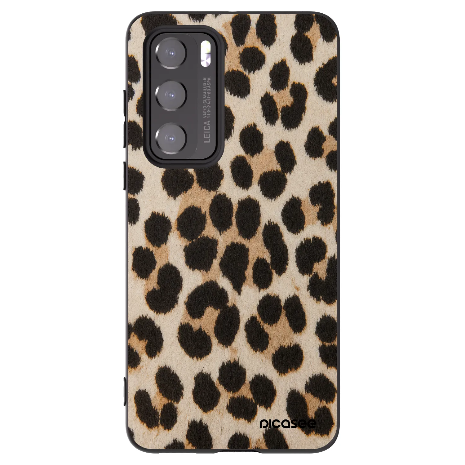 Picasee husă neagră din silicon pentru Huawei P40 - Brown Tiger