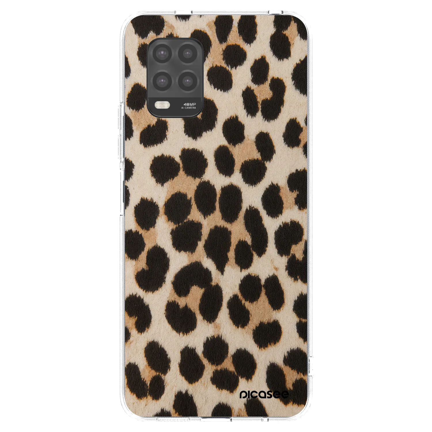 Picasee husă transparentă din silicon pentru Xiaomi Mi 10 Lite - Brown Tiger