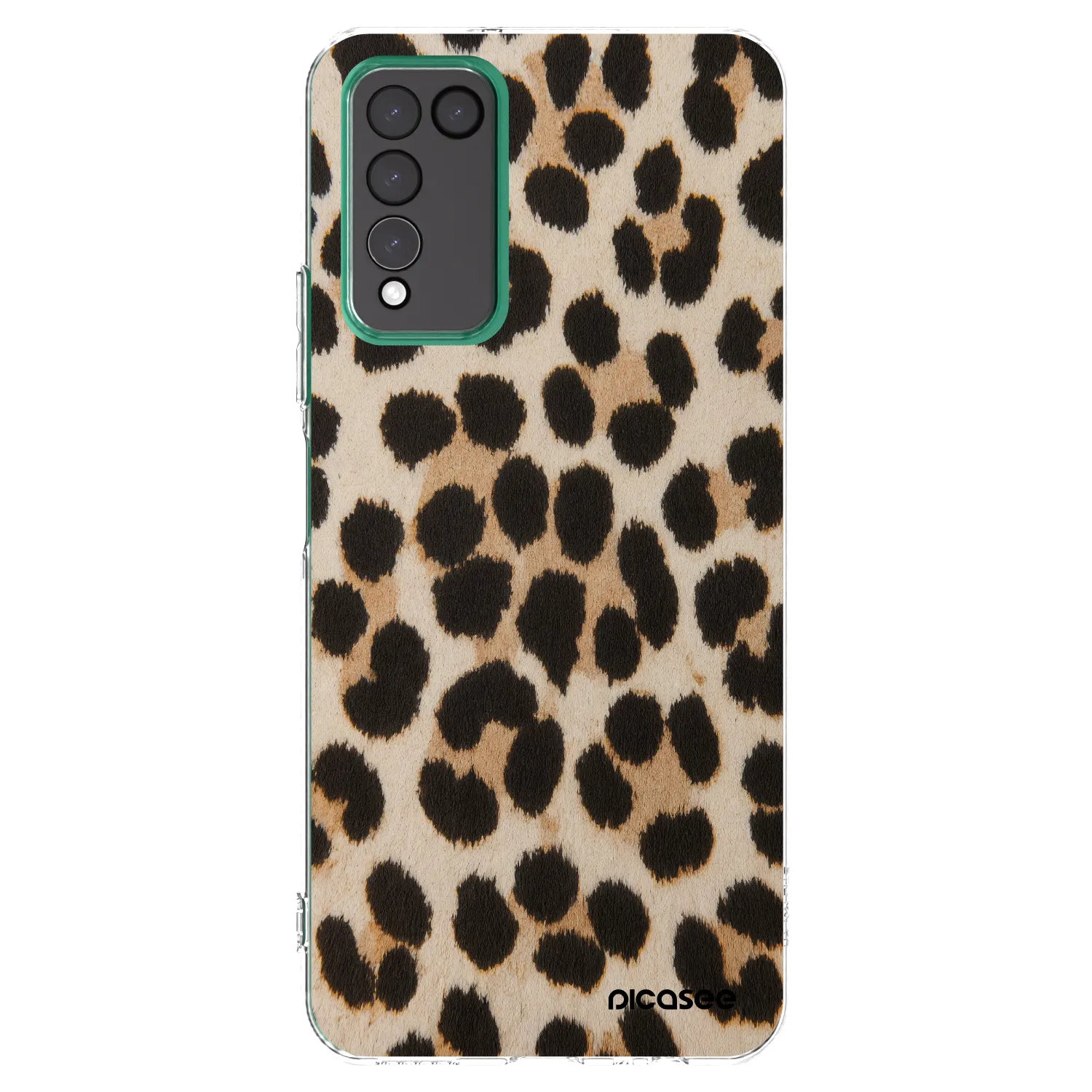 Picasee husă transparentă din silicon pentru Honor 10X Lite - Brown Tiger