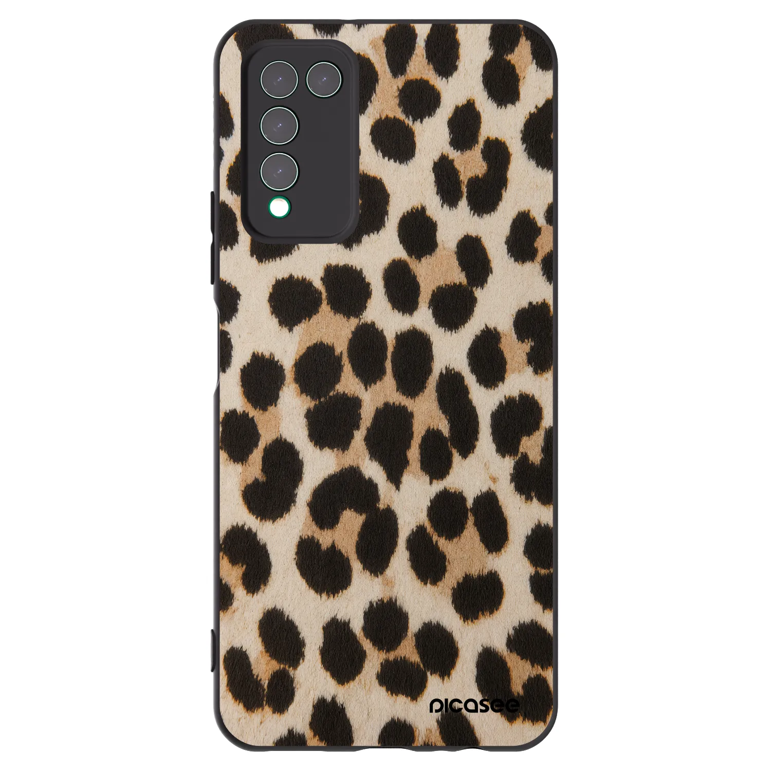 Picasee husă neagră din silicon pentru Honor 10X Lite - Brown Tiger