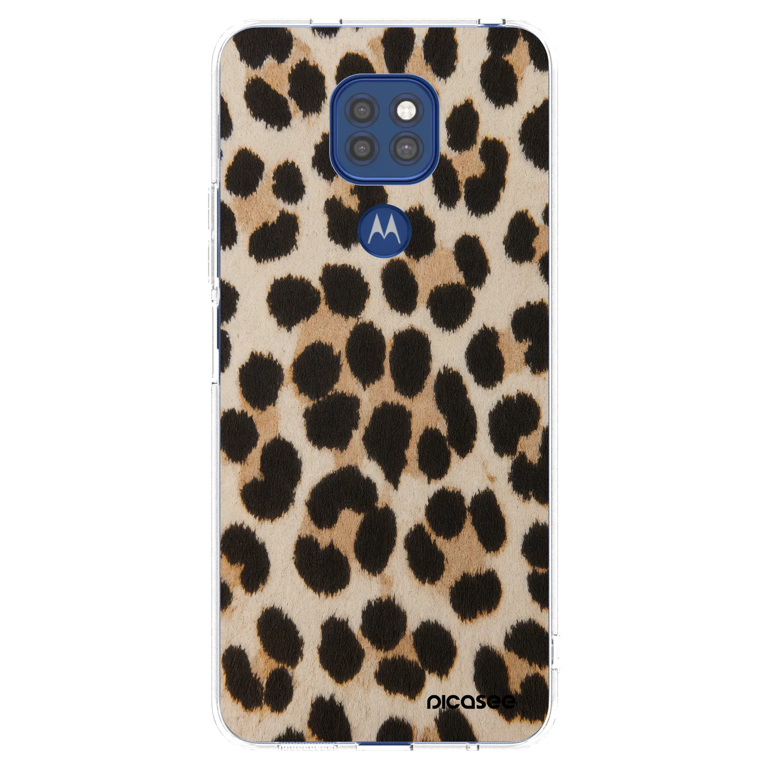 Picasee husă transparentă din silicon pentru Motorola Moto G9 Play - Brown Tiger