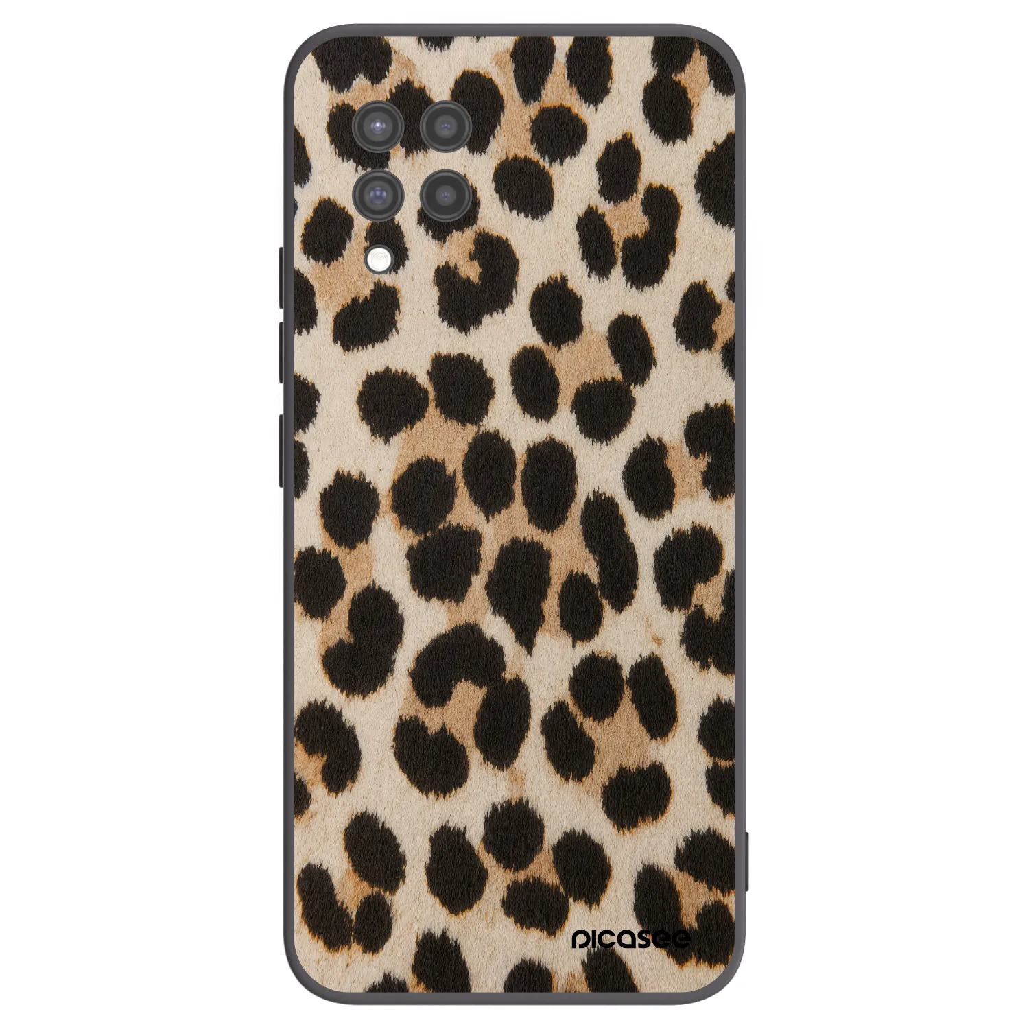 Picasee husă neagră din silicon pentru Samsung Galaxy A42 A426B - Brown Tiger