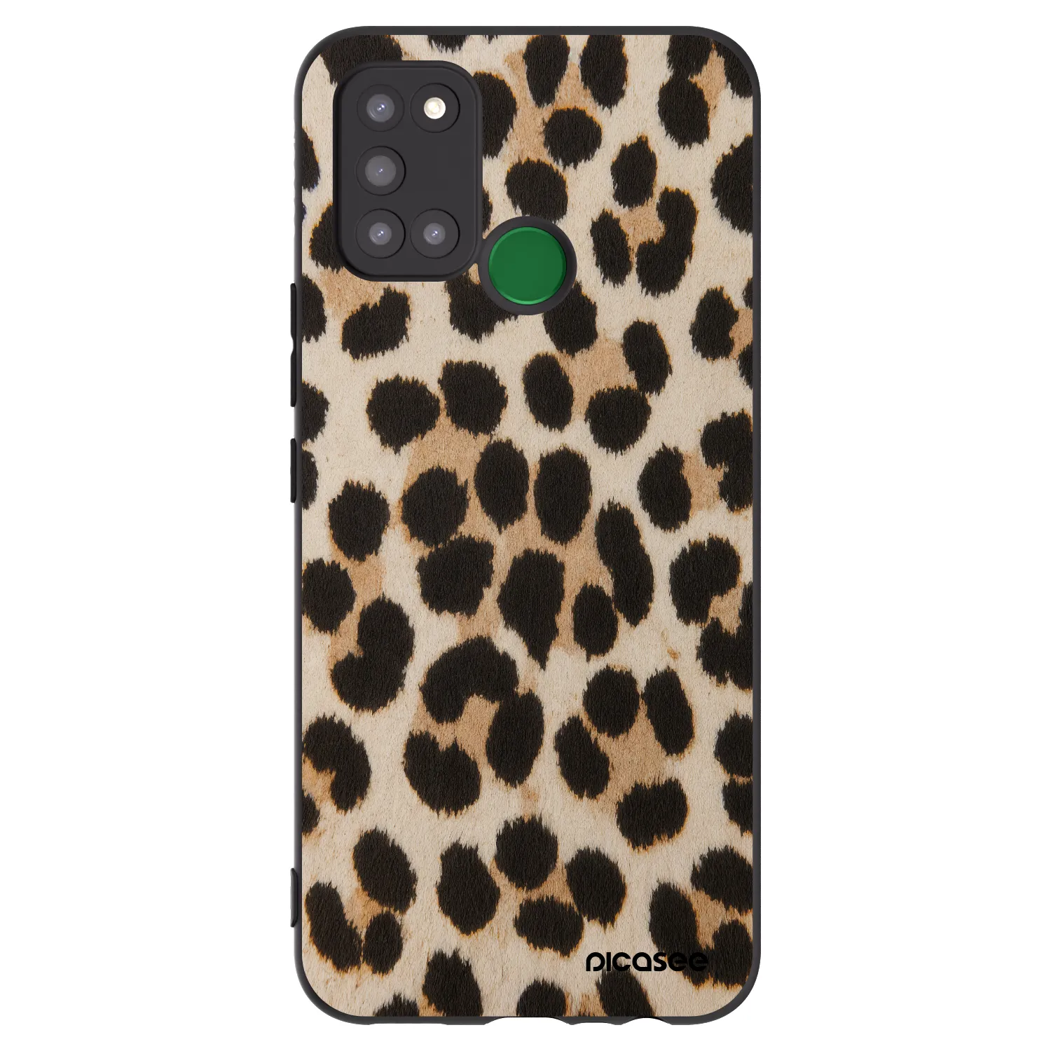 Picasee husă neagră din silicon pentru Realme 7i - Brown Tiger