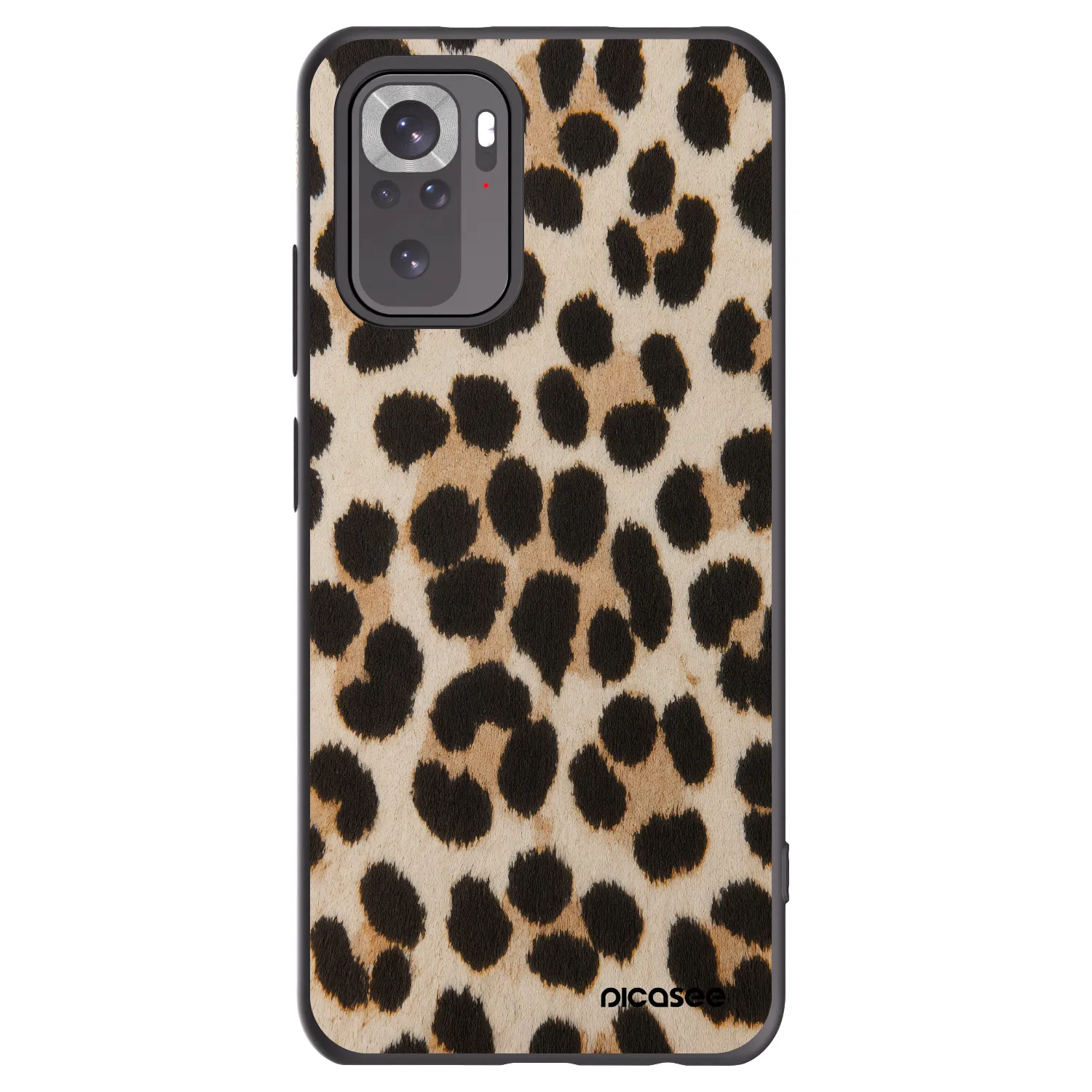 Picasee husă neagră din silicon pentru Xiaomi Redmi Note 10S - Brown Tiger