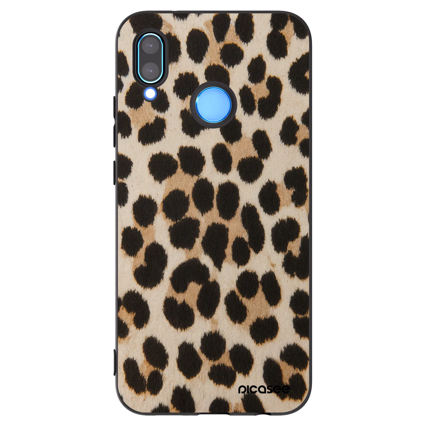 Picasee husă neagră din silicon pentru Huawei P20 Lite - Brown Tiger