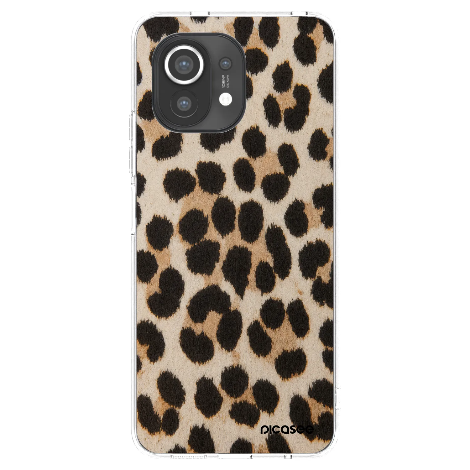 Picasee husă transparentă din silicon pentru Xiaomi Mi 11 - Brown Tiger