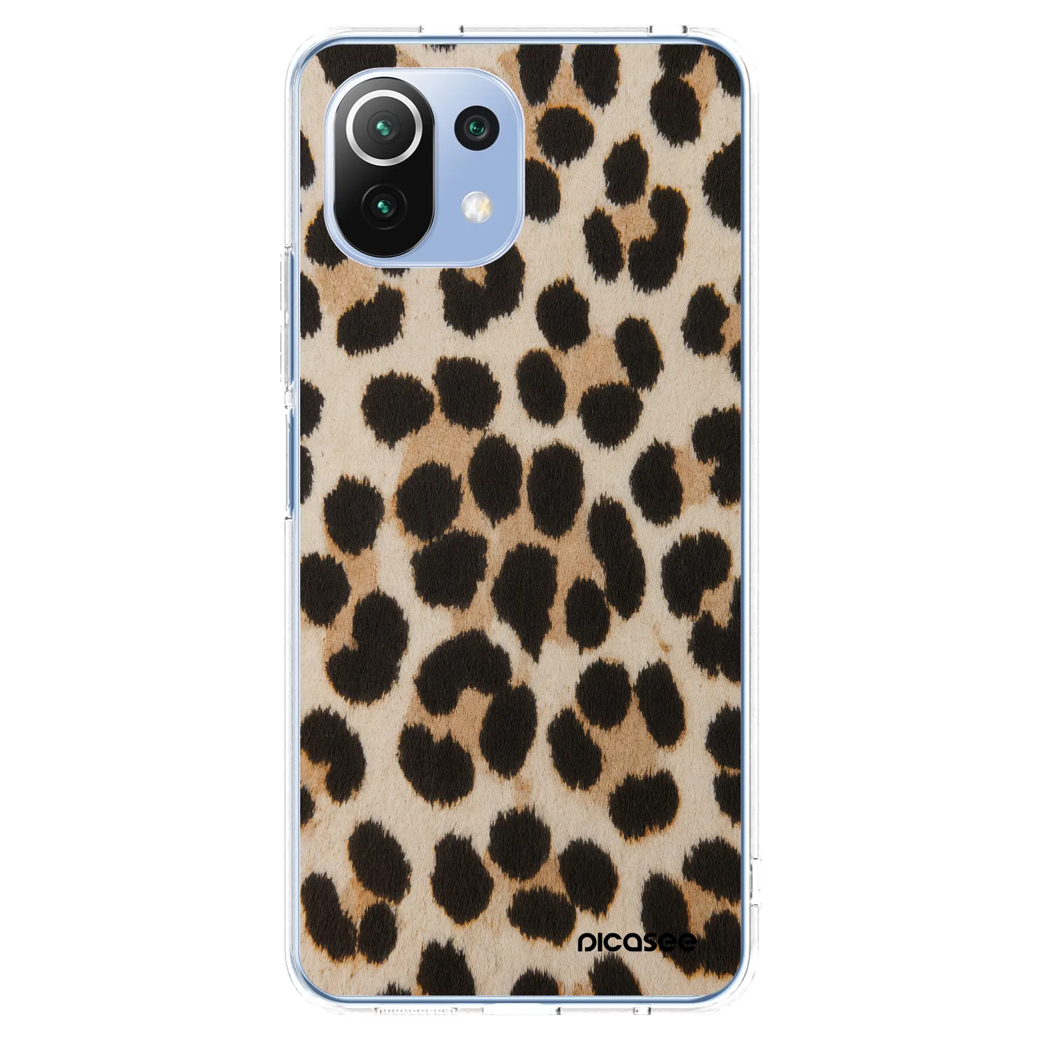 Picasee husă transparentă din silicon pentru Xiaomi Mi 11 Lite - Brown Tiger