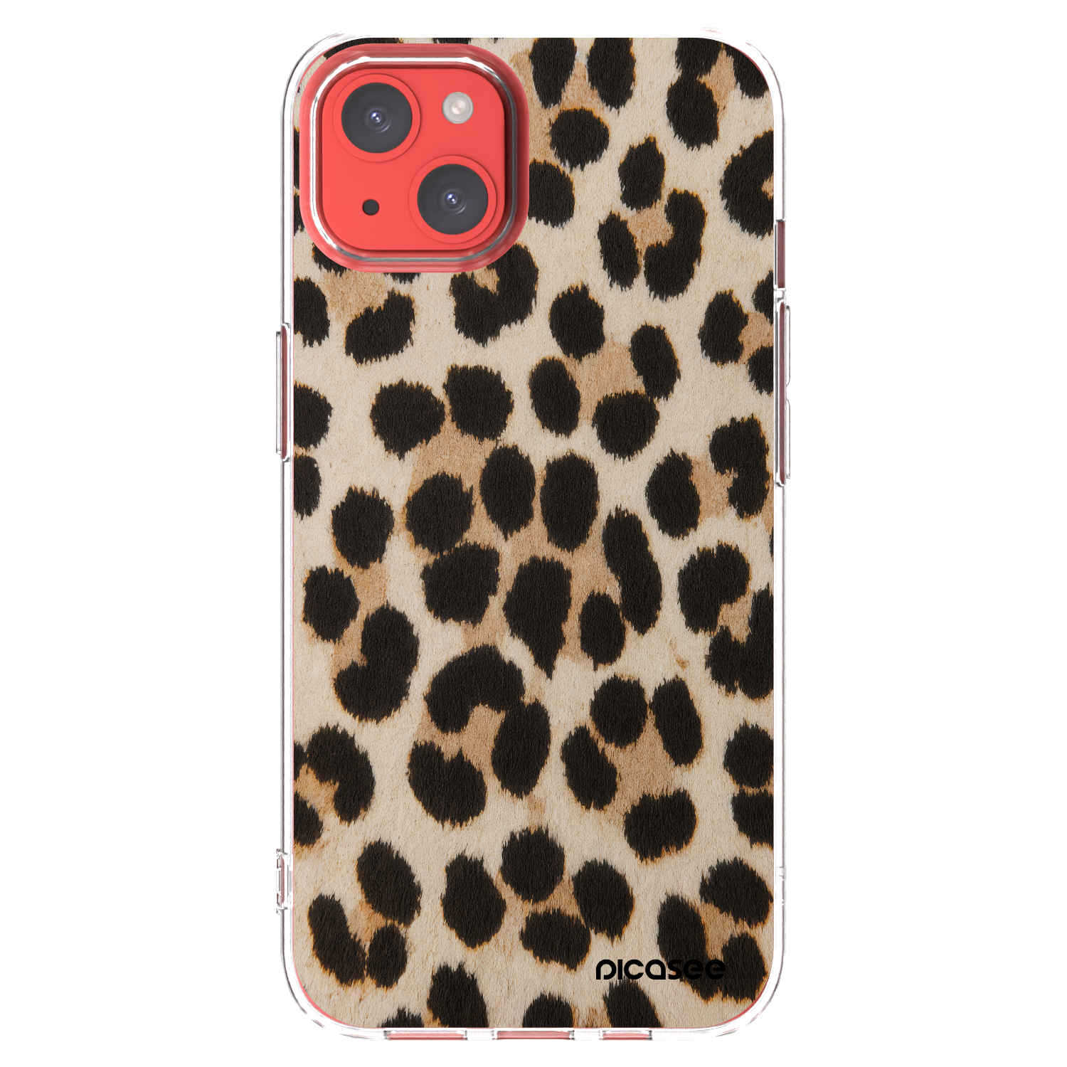 Picasee husă transparentă din silicon pentru Apple iPhone 13 - Brown Tiger