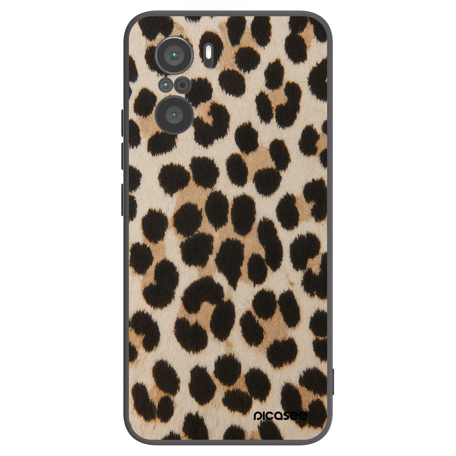 Picasee husă neagră din silicon pentru Xiaomi Poco F3 - Brown Tiger