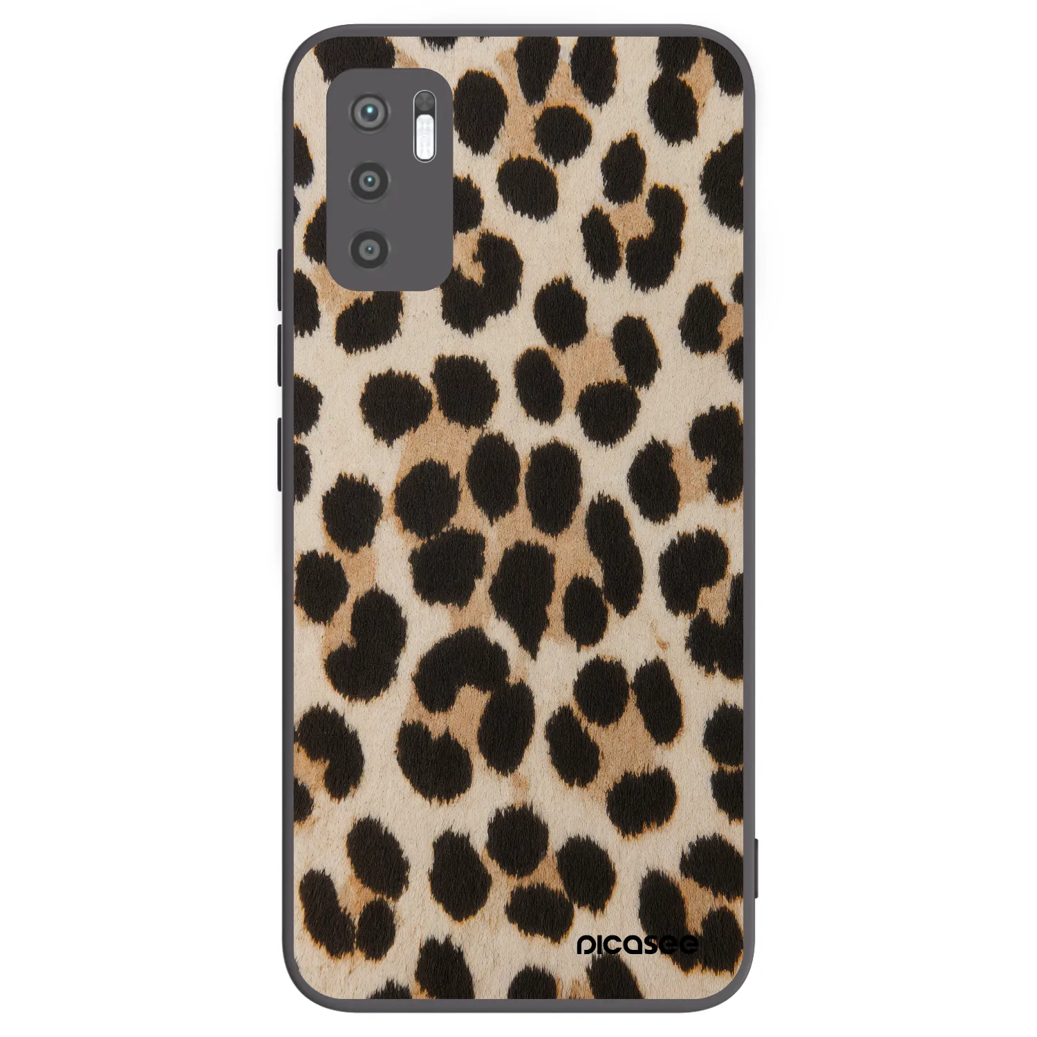 Picasee husă neagră din silicon pentru Xiaomi Redmi Note 10 5G - Brown Tiger