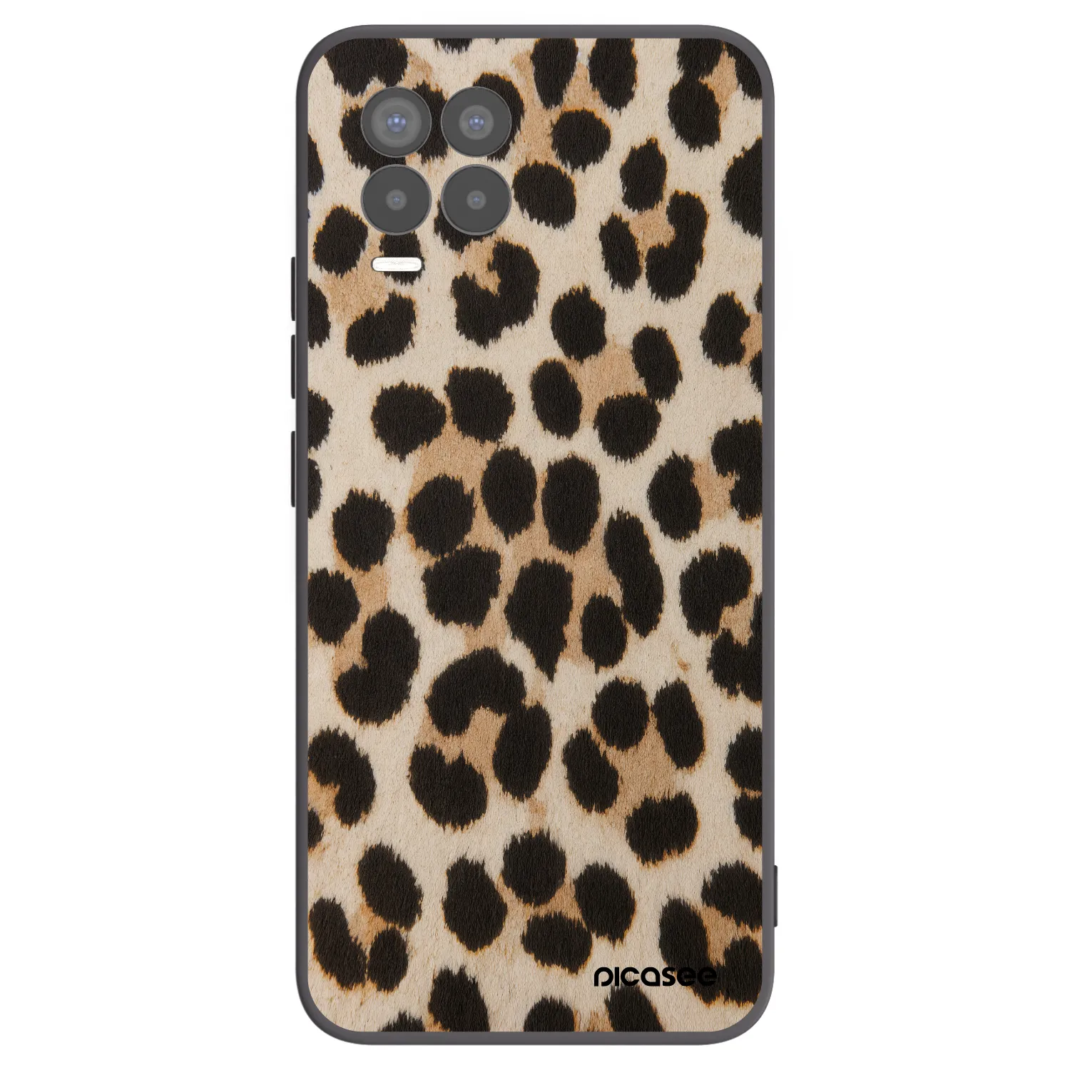 Picasee husă neagră din silicon pentru Realme 8 Pro - Brown Tiger