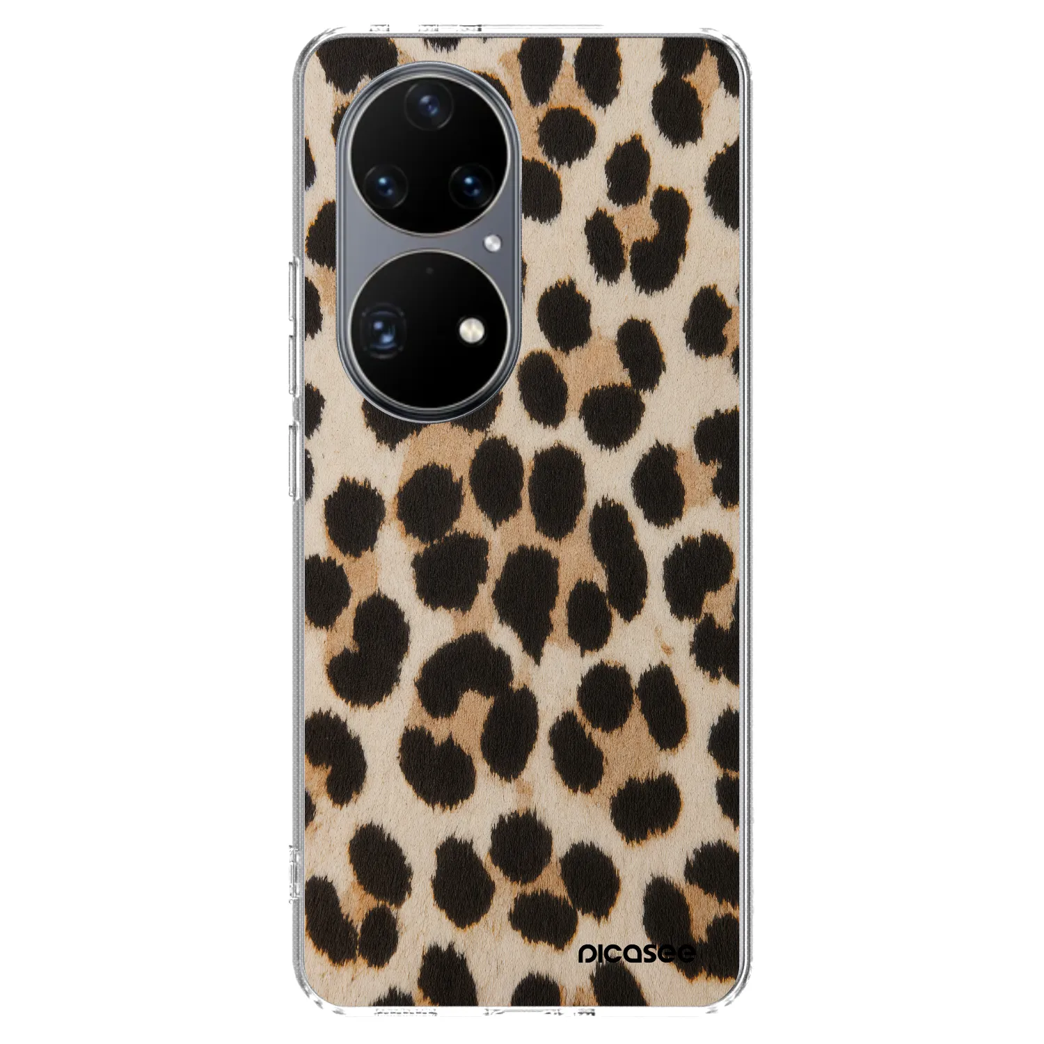 Picasee husă transparentă din silicon pentru Huawei P50 - Brown Tiger