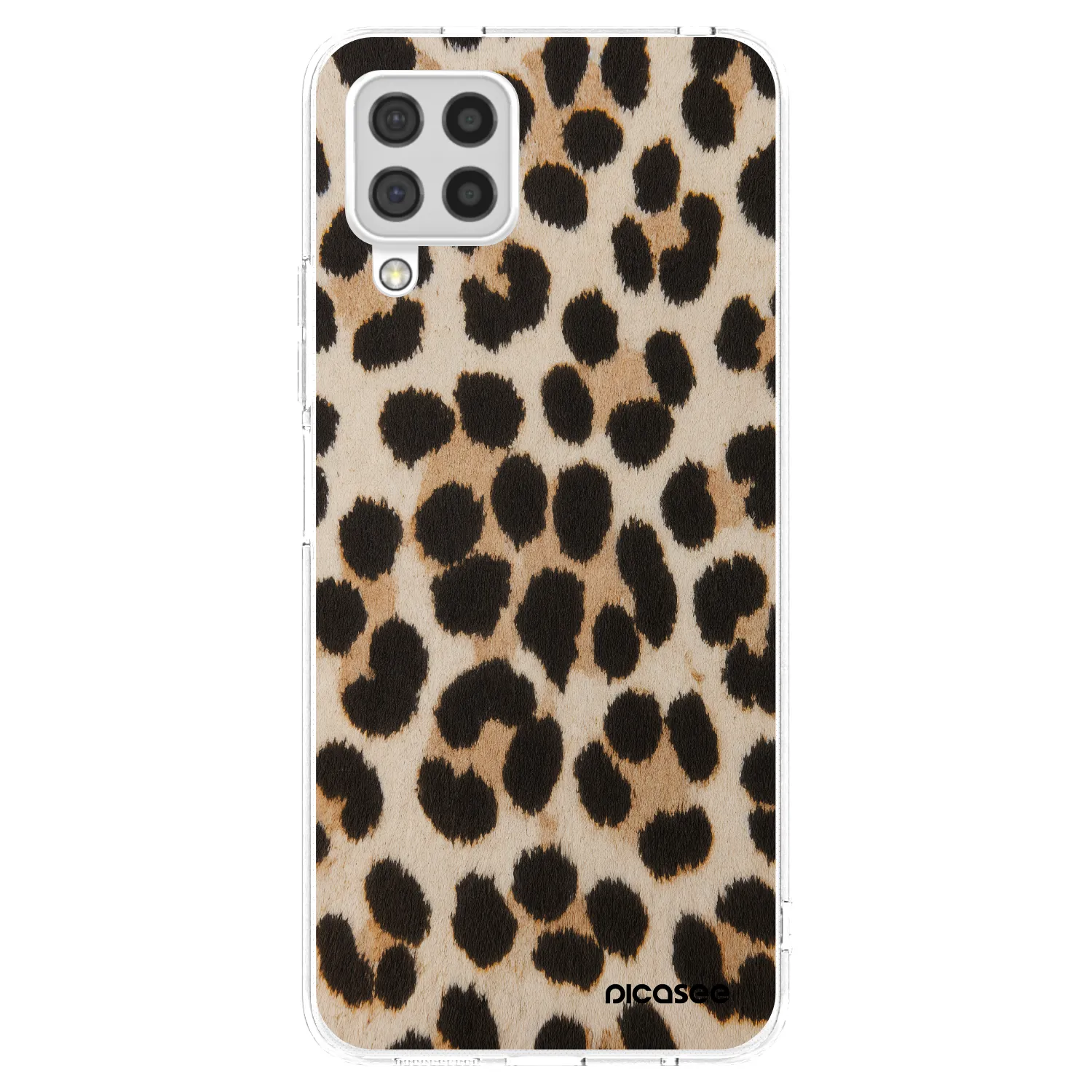 Picasee husă transparentă din silicon pentru Samsung Galaxy A22 A225F 4G - Brown Tiger