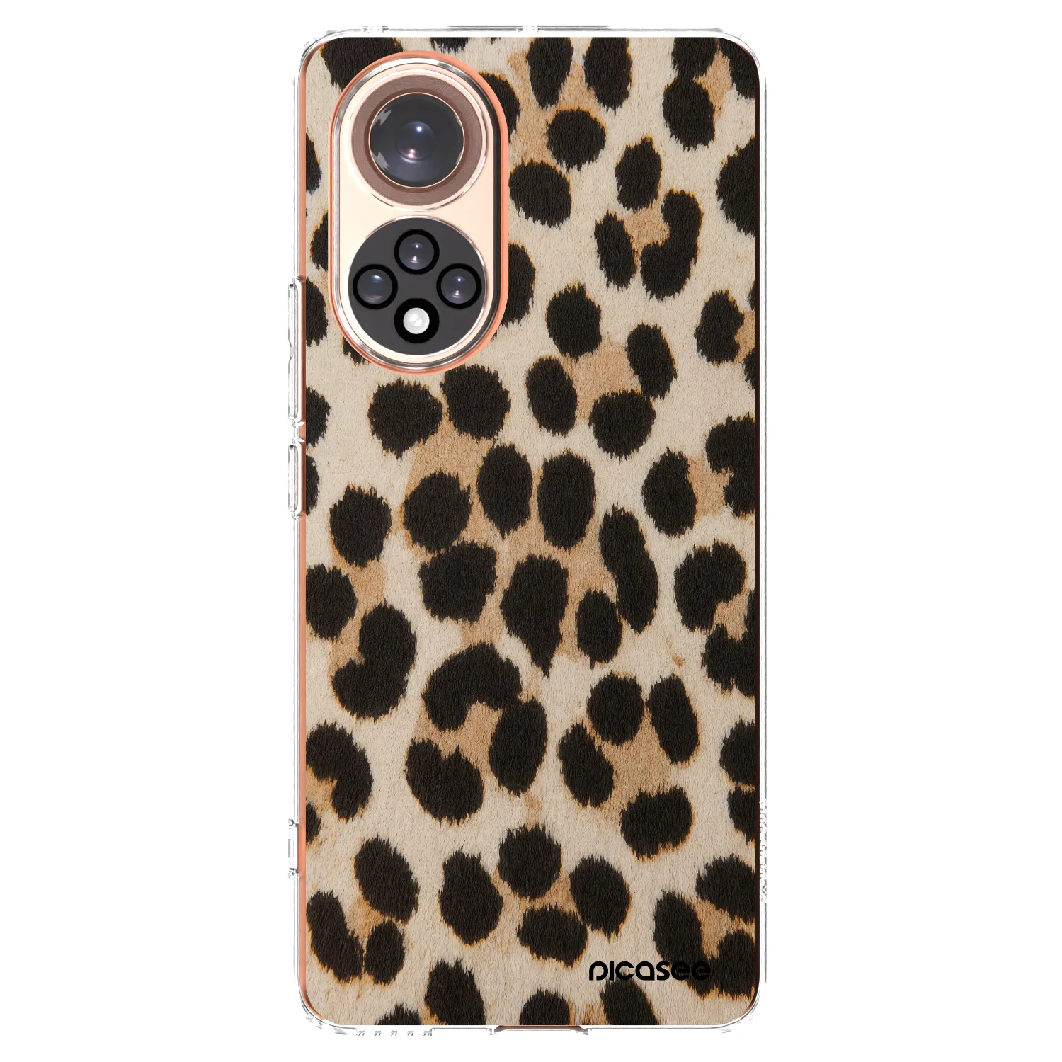Picasee husă transparentă din silicon pentru Huawei Nova 9 - Brown Tiger