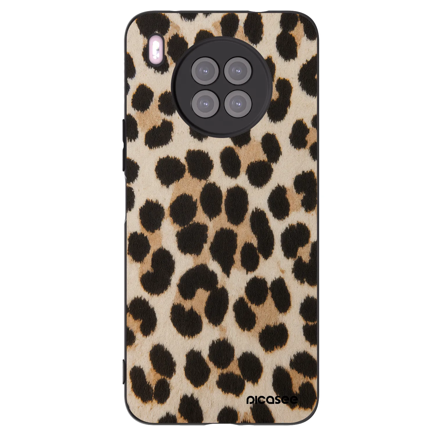 Picasee husă neagră din silicon pentru Huawei Nova 8i - Brown Tiger