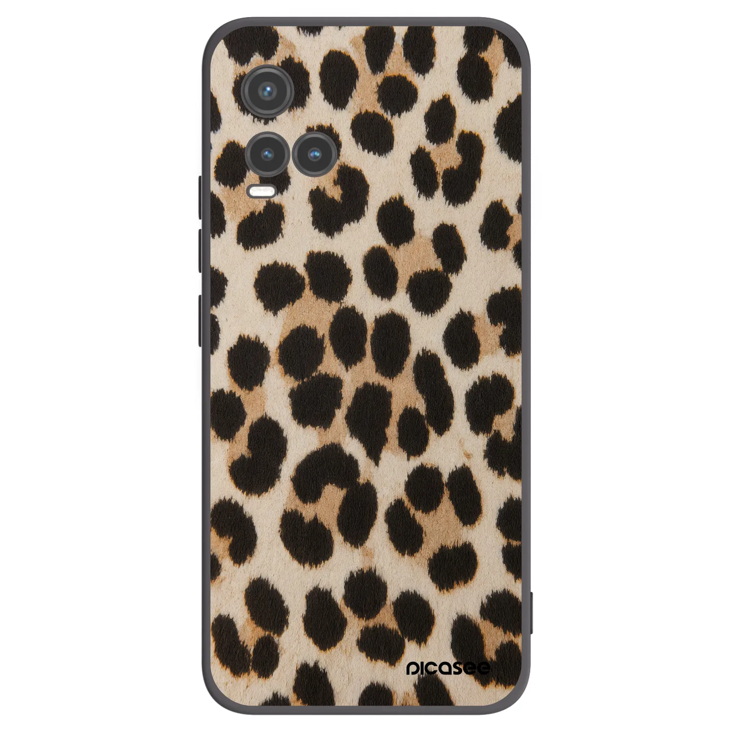 Picasee husă neagră din silicon pentru Vivo Y33s - Brown Tiger
