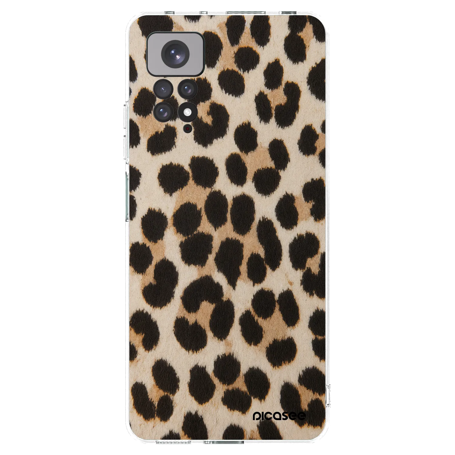 Picasee husă transparentă din silicon pentru Xiaomi Redmi Note 11 - Brown Tiger