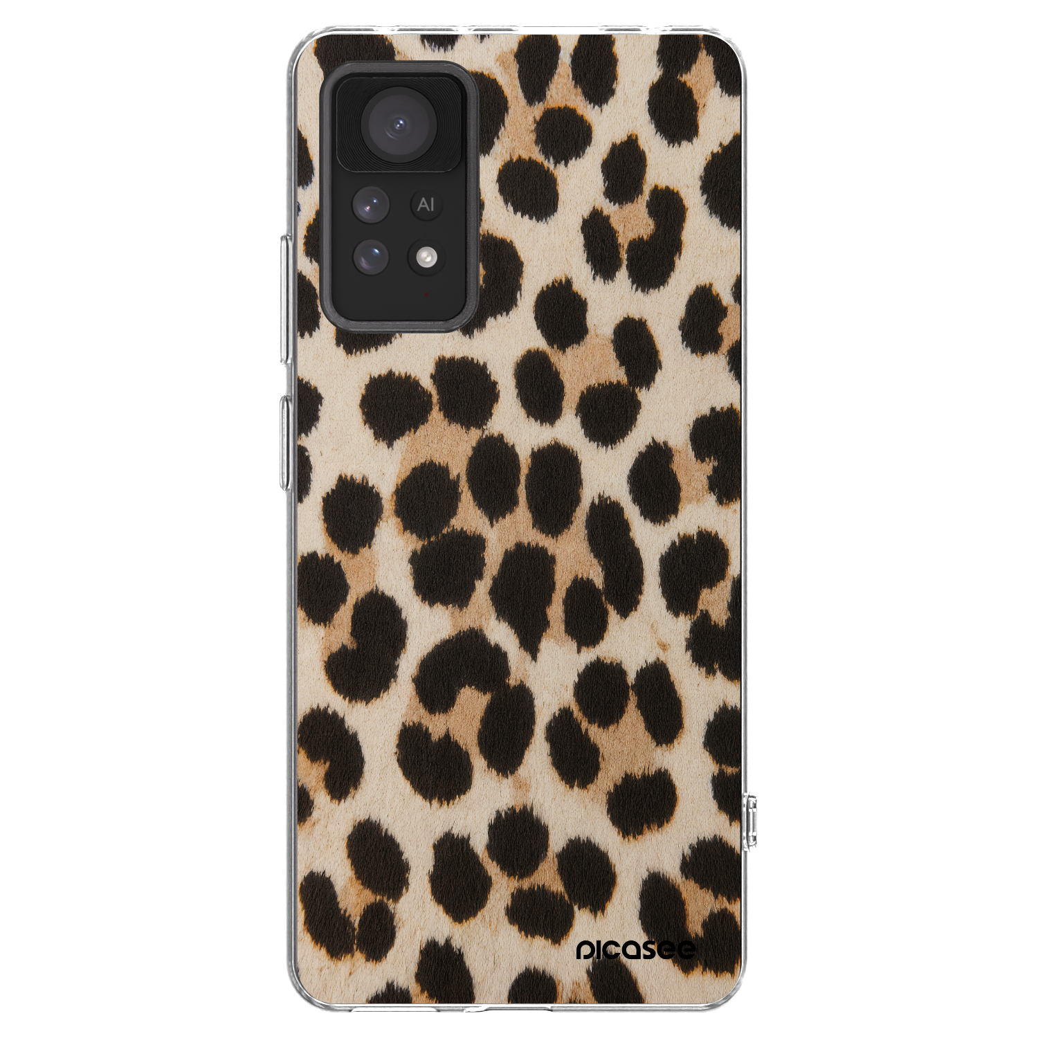 Picasee husă transparentă din silicon pentru Xiaomi Redmi Note 11 Pro - Brown Tiger