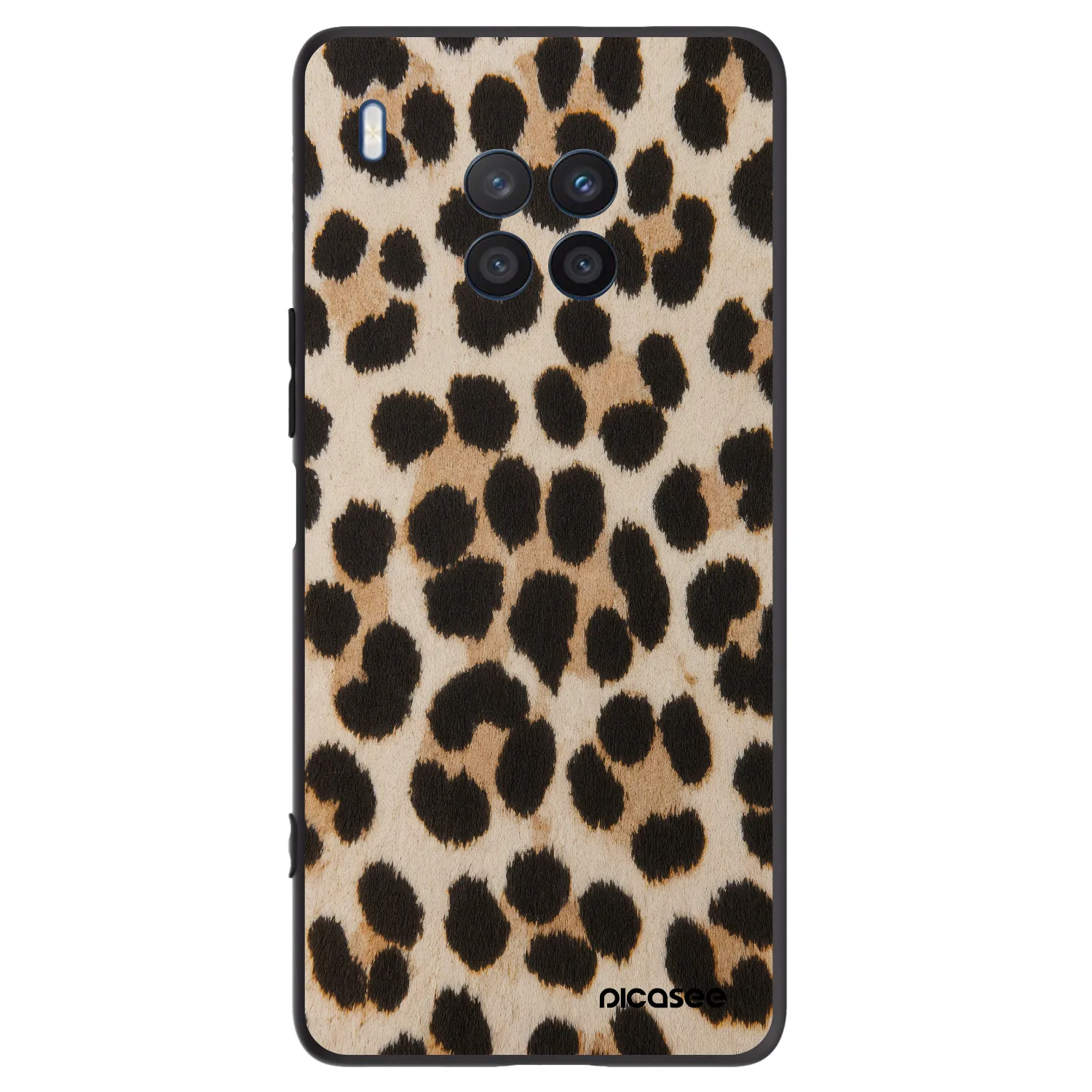 Picasee husă neagră din silicon pentru Honor 50 Lite - Brown Tiger