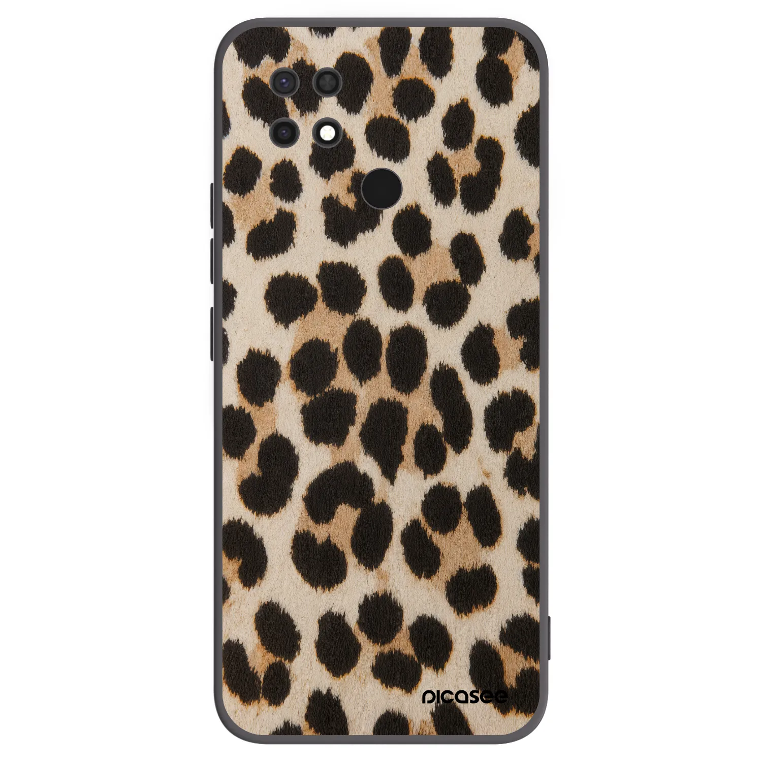 Picasee husă neagră din silicon pentru Xiaomi Redmi 10C - Brown Tiger