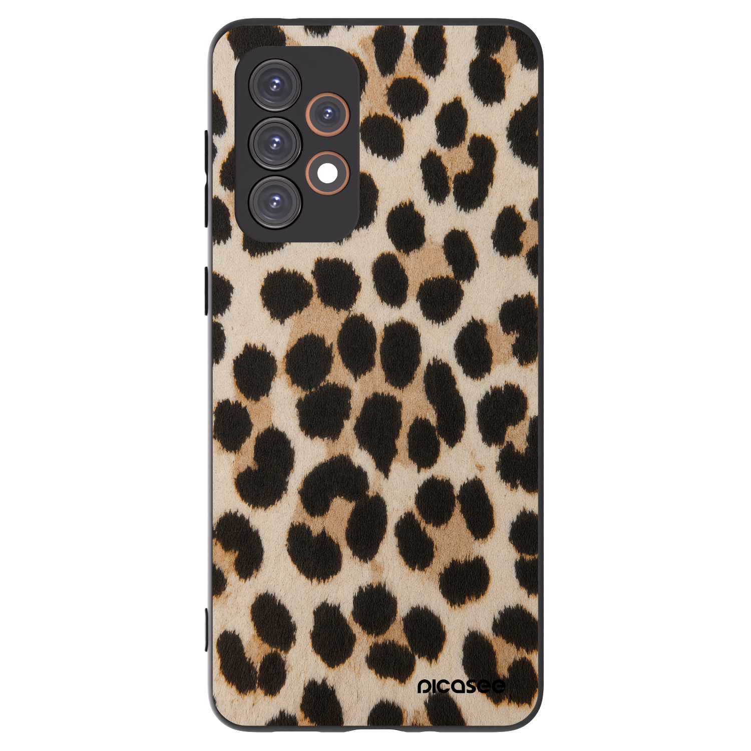 Picasee husă neagră din silicon pentru Samsung Galaxy A33 5G A336 - Brown Tiger