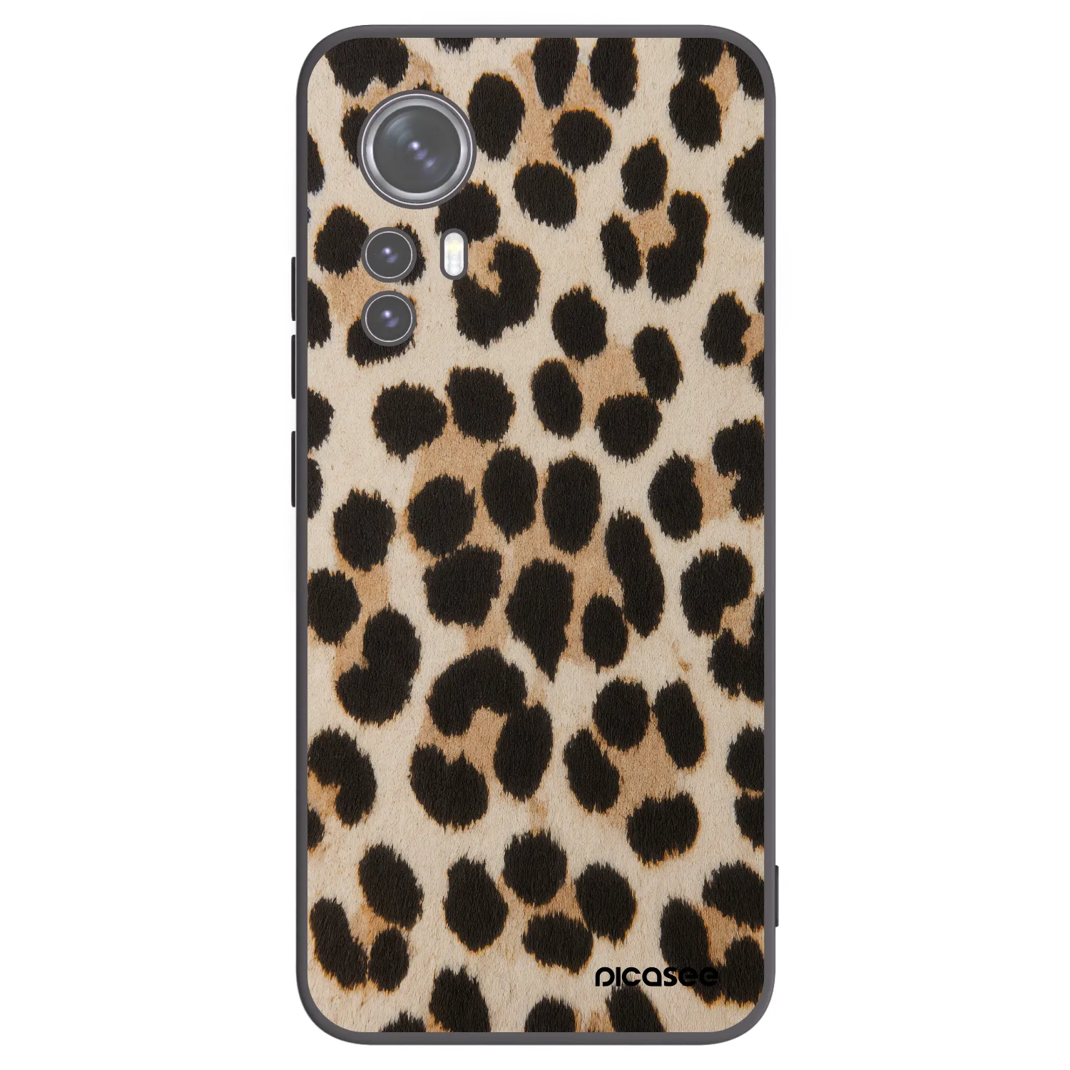 Picasee husă neagră din silicon pentru Xiaomi 12X - Brown Tiger
