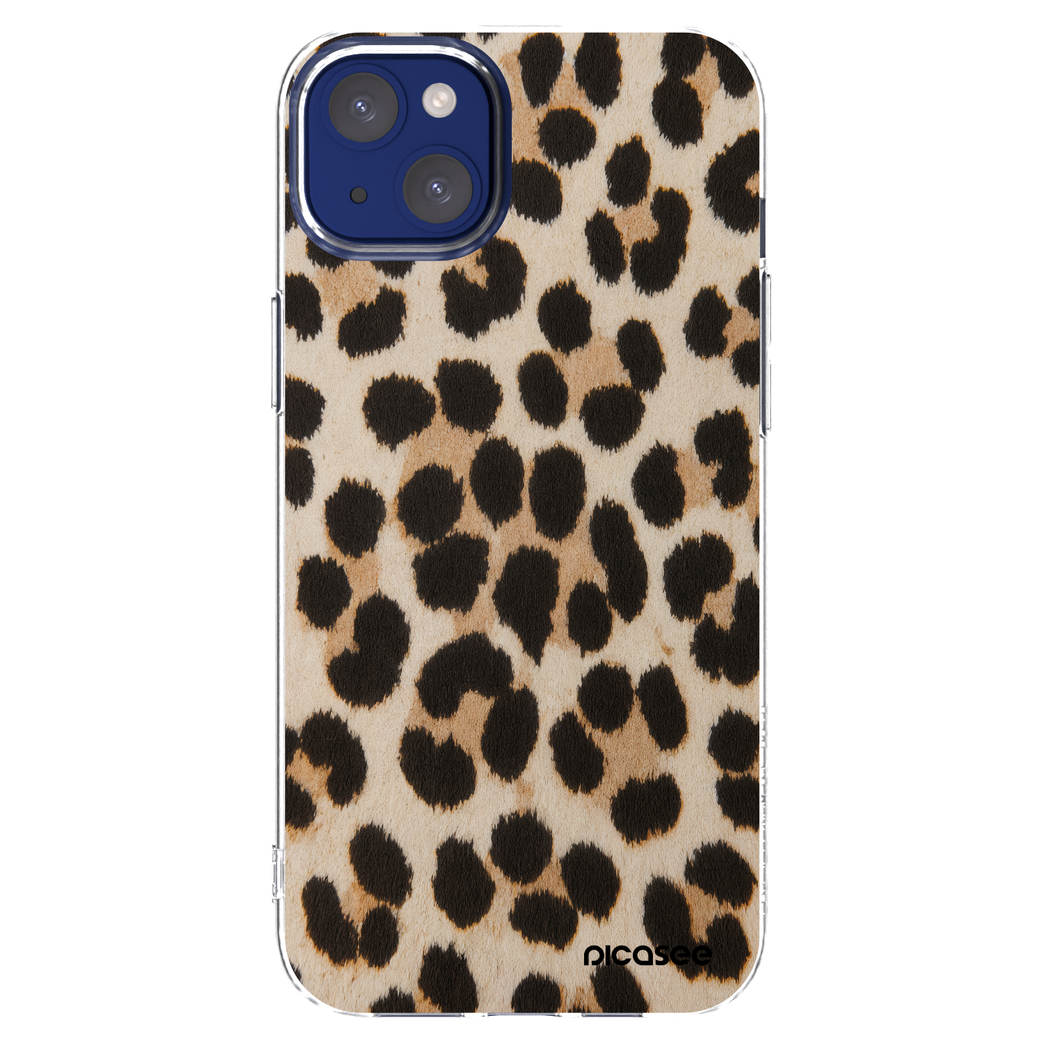 Picasee husă transparentă din silicon pentru Apple iPhone 14 Plus - Brown Tiger