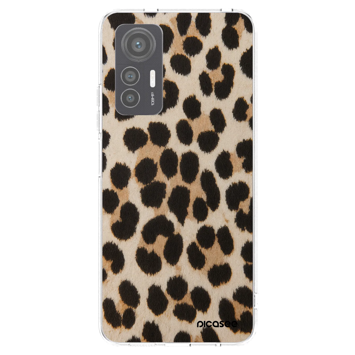 Picasee husă transparentă din silicon pentru Xiaomi 12 Lite - Brown Tiger