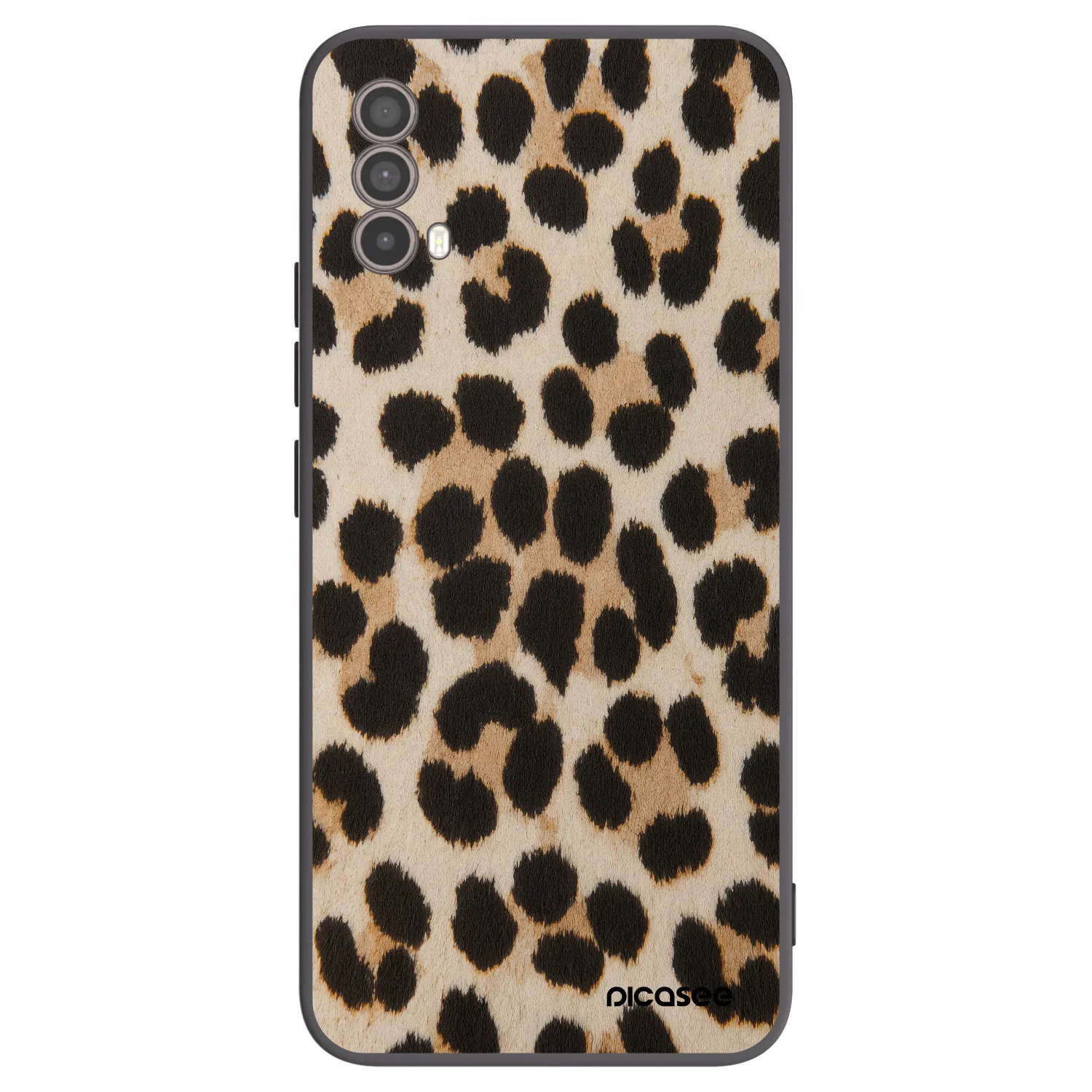 Picasee husă neagră din silicon pentru Motorola Moto E40 - Brown Tiger