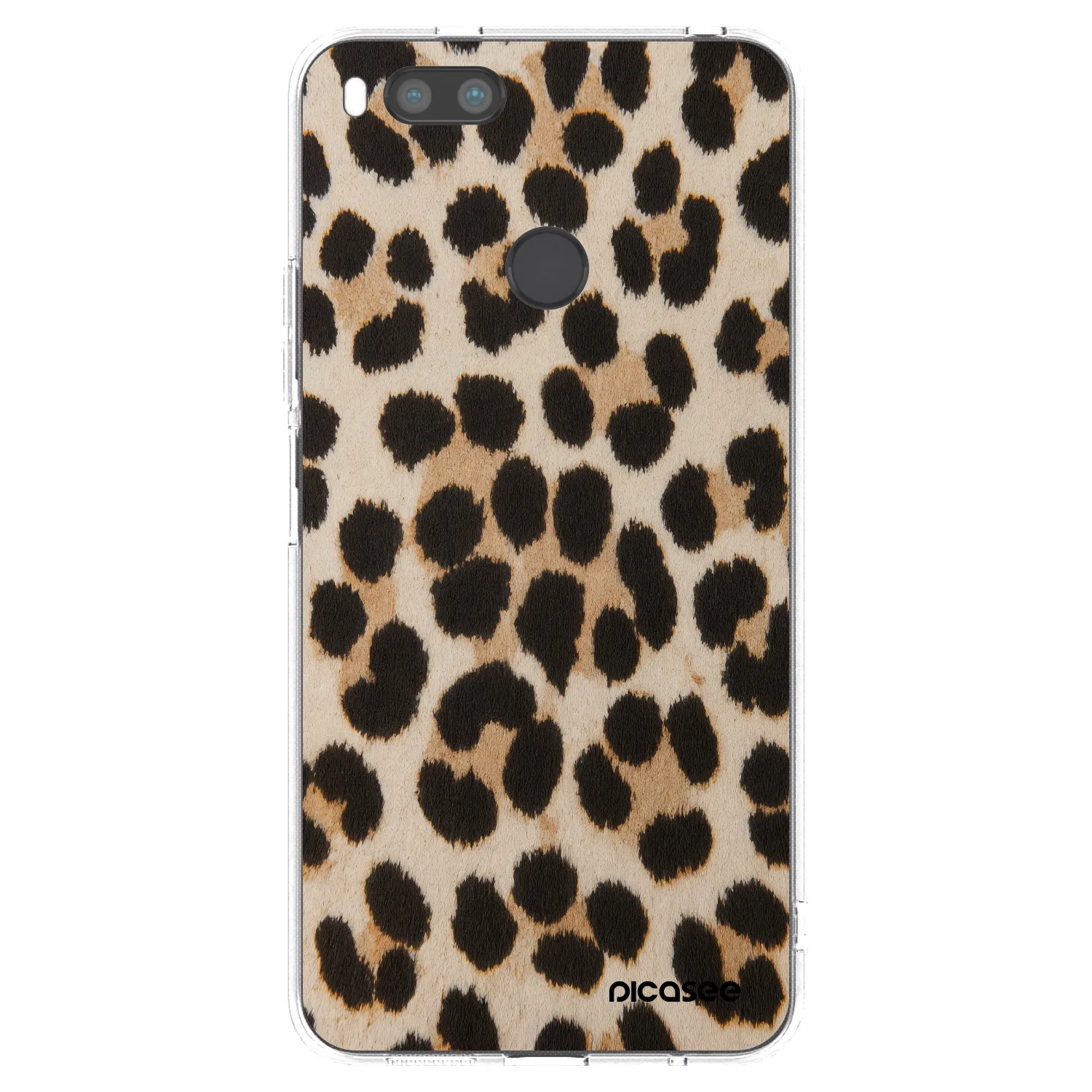 Picasee husă transparentă din silicon pentru Xiaomi Redmi A1 - Brown Tiger