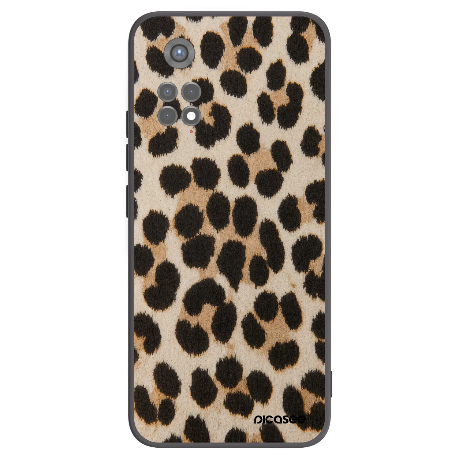 Picasee husă neagră din silicon pentru Xiaomi Redmi Note 11S 5G - Brown Tiger