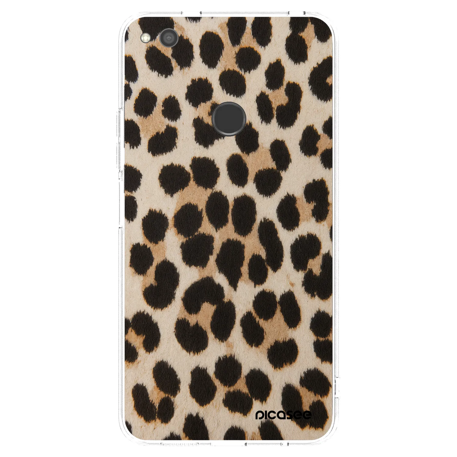 Picasee husă transparentă din silicon pentru Huawei P9 Lite 2017 - Brown Tiger
