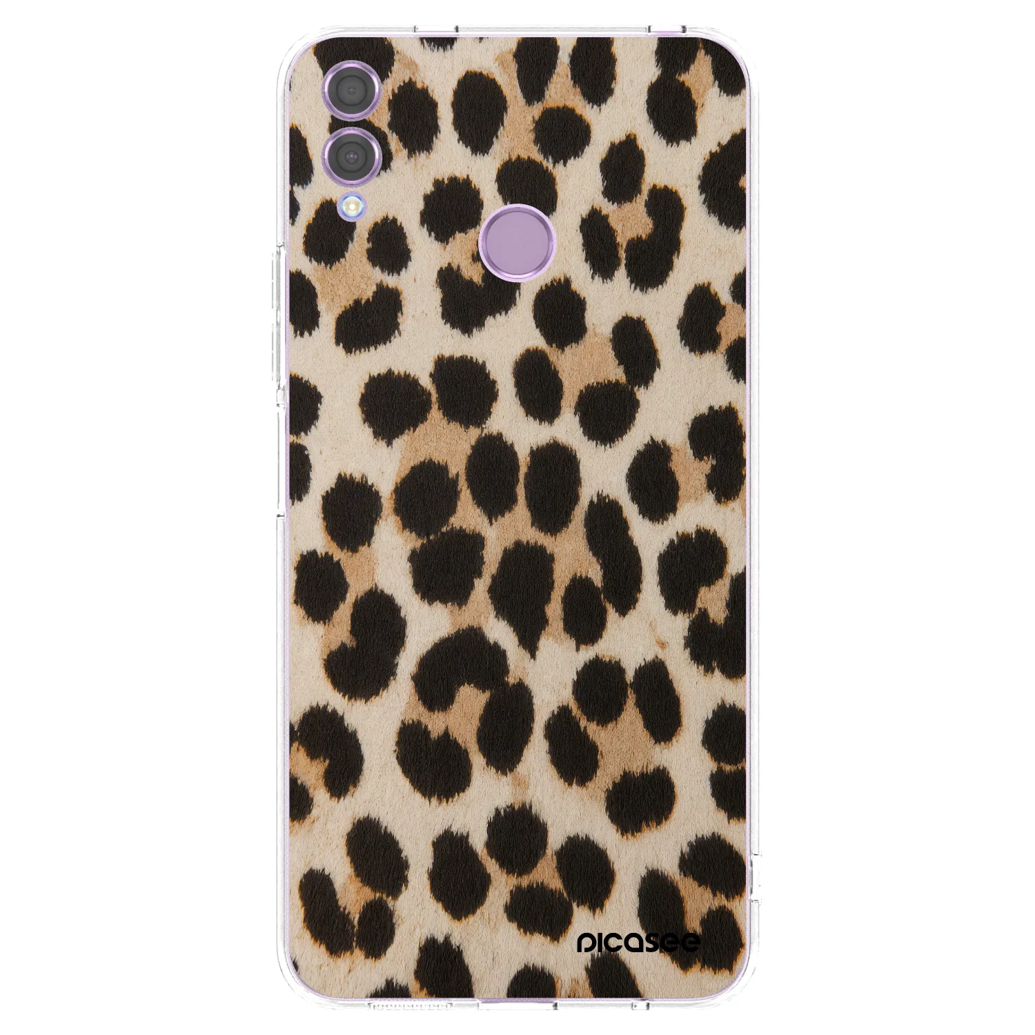Picasee husă transparentă din silicon pentru Honor 8X - Brown Tiger