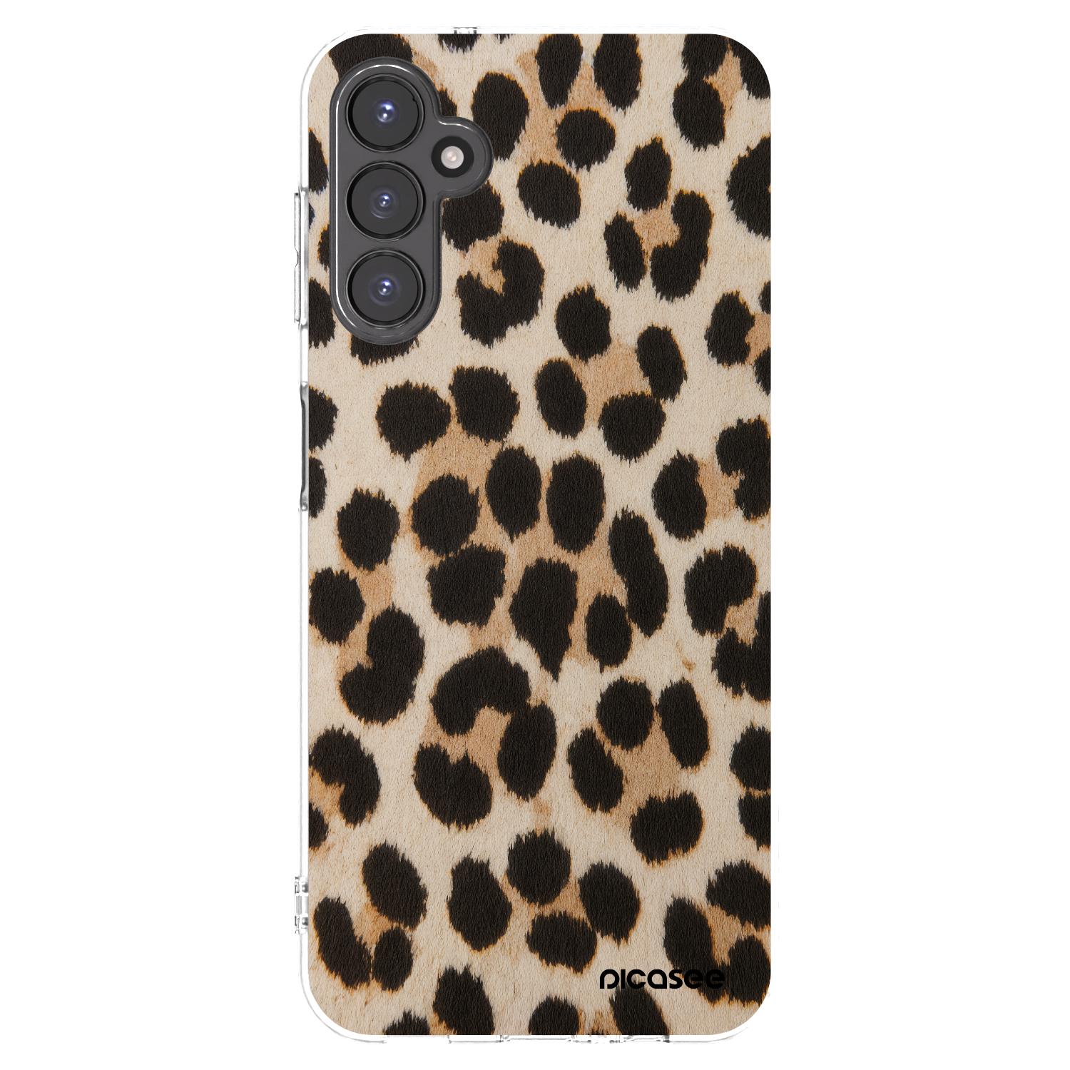 Picasee husă transparentă din silicon pentru Samsung Galaxy A14 4G A145R - Brown Tiger